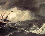 卢多尔夫 巴克赫伊森 : Ships Running Aground in a Storm